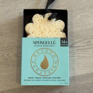 Spongelle Ginger Bergamot Body Wash Infused Buffer 14+ Washes - New